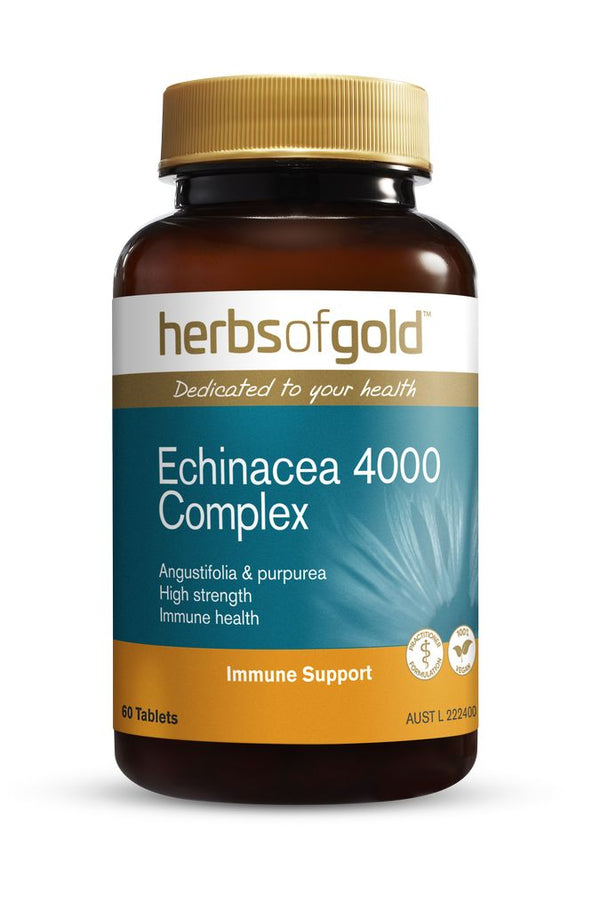 Herbs of Gold Echinacea 4000 Complex 60 Tablets