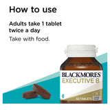 Blackmores Executive B Stress Formula 62 Tablets