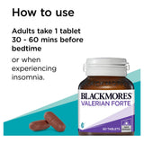 Blackmores Valerian Forte 2000mg 60 Tablets