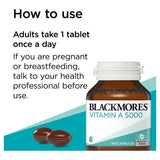 Blackmores Vitamin A 5000IU 150 Capsules