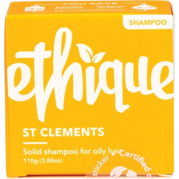 Ethique Solid Shampoo Bar St Clements - Oily Hair 110g