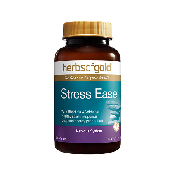 Herbs of Gold Stress Ease Adrenal Support 60t