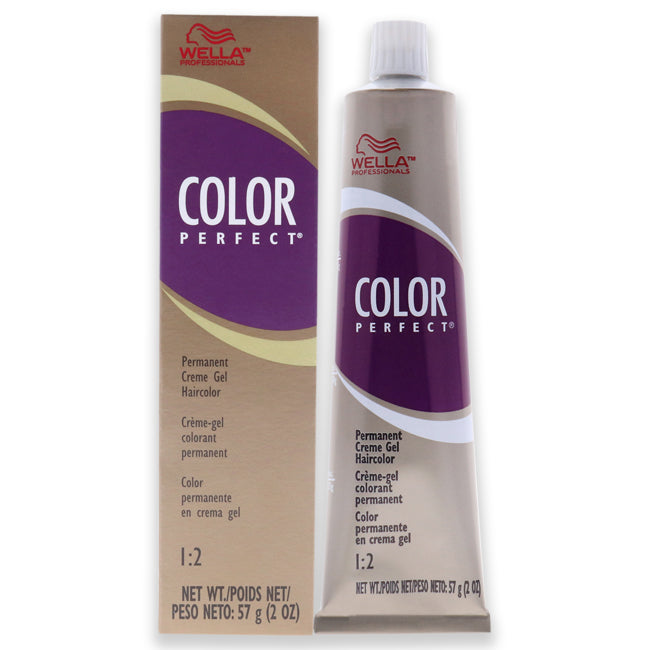 Wella Color Perfect Permanent Creme Gel Haircolor - B Blue Modifier By ...