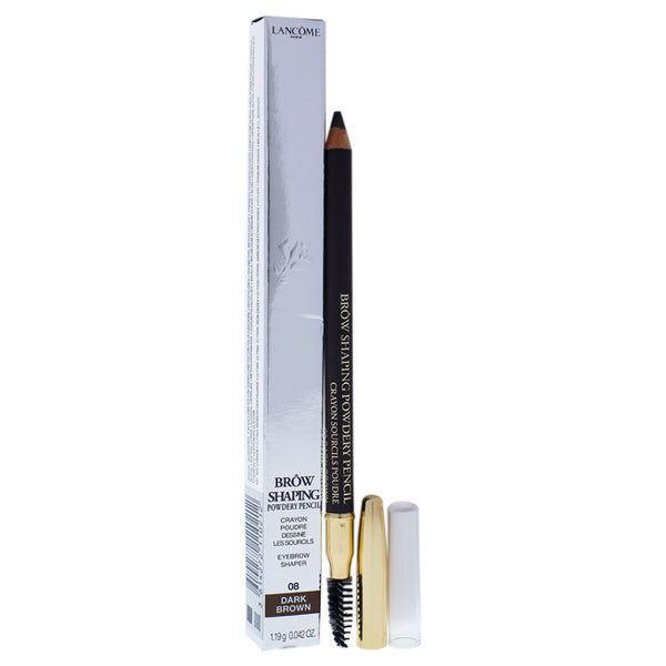 Lancome Brow Shaping Powdery Pencil - 08 Dark Brown by Lancome for Women - 0.042 oz Brow Pencil