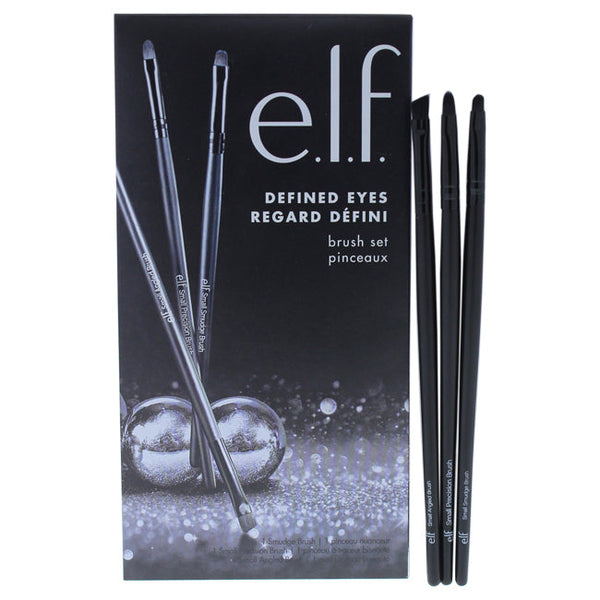 e.l.f. Defined Eyes Brush Set by e.l.f. for Women - 3 Pc Brush