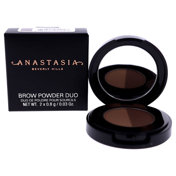 Anastasia Beverly Hills Brow Powder Duo - Dark Brown by Anastasia Beverly Hills for Women - 0.03 oz Eyebrow