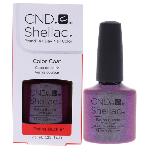 CND Shellac Nail Color - Patina Buckle by CND for Women - 0.25 oz Nail Polish