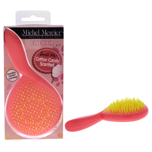 Michel Mercier The Girlie Scented Detangler Brush Cotton Candy Fine Hair - Purple-Pink by Michel Mercier for Women - 1 Pc Hair Brush