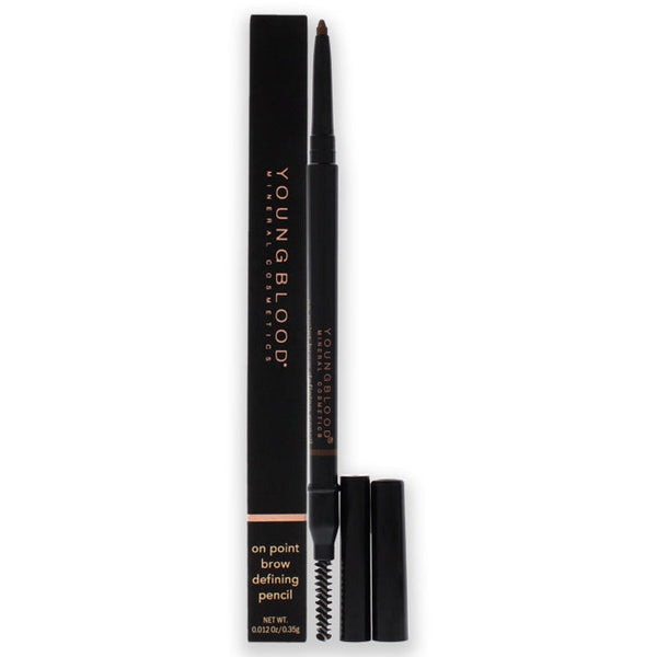 Youngblood On Point Brow Defining Pencil - Soft Brown by Youngblood for Women - 0.012 oz Eyebrow Pencil