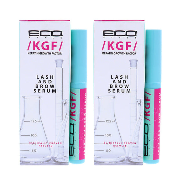 Ecoco Eco KGF Lash and Brow Serum by Ecoco for Unisex - 0.16 oz Serum - Pack of 2