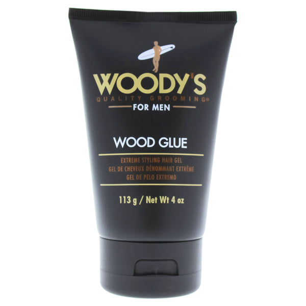 Woodys Wood Glue Extreme Styling Gel by Woodys for Men - 4 oz Gel
