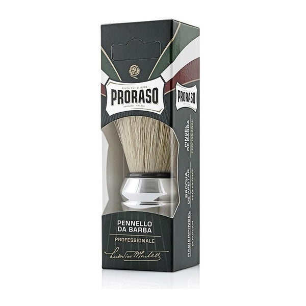 Proraso Large Boar Pure Bristol Shaving Brushes With Chrome Handle