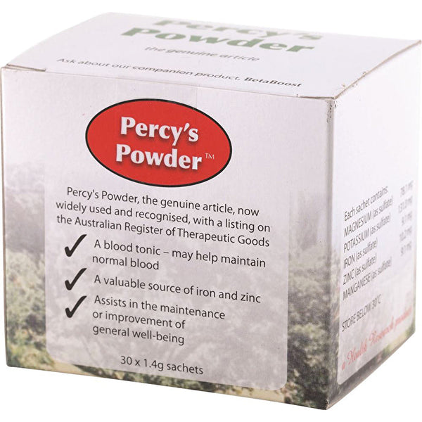 PERCY'S PRODUCTS Percy's Powder Sachets 1.4g x 30 Pack