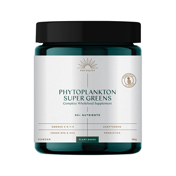 Phytality Nutrition Phytality Phytoplankton Super Greens (Complete Wholefood Supplement) Powder 180g