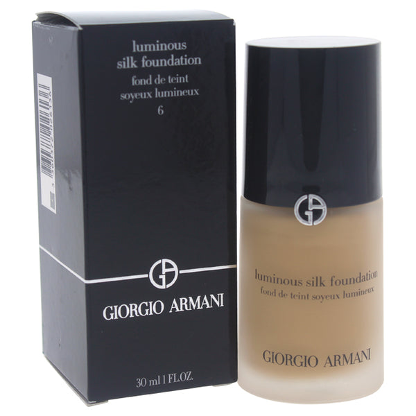 Giorgio Armani Luminous Silk Foundation - # 6 Medium/Warm by Giorgio Armani for Women - 1 oz Foundation