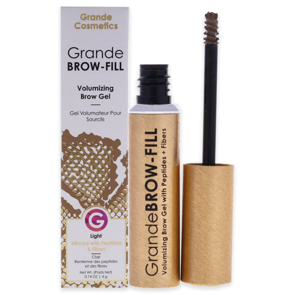 Grande Cosmetics Grande Browfill Tinted Brow Gel - Light by Grande Cosmetics for Women - 0.14 oz Eyebrow Gel