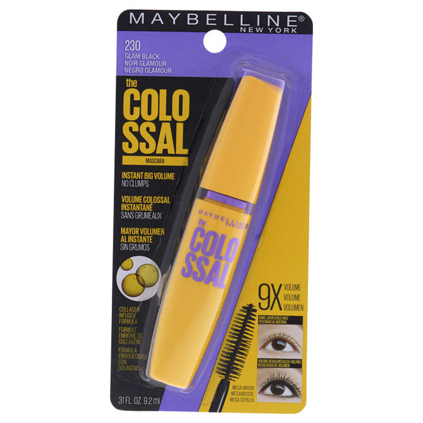 Maybelline The Colossal Volum Express Mascara - # 230 Glam Black by Maybelline for Women - 0.31 oz Mascara