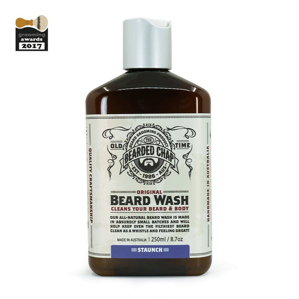 The Bearded Chap Original Beard Wash 250ml- Staunch