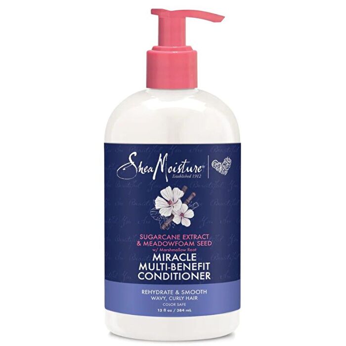 Shea Moisture Sugarcane Extract And Meadowfoam Miracle Multi-benefit Conditioner 384ml