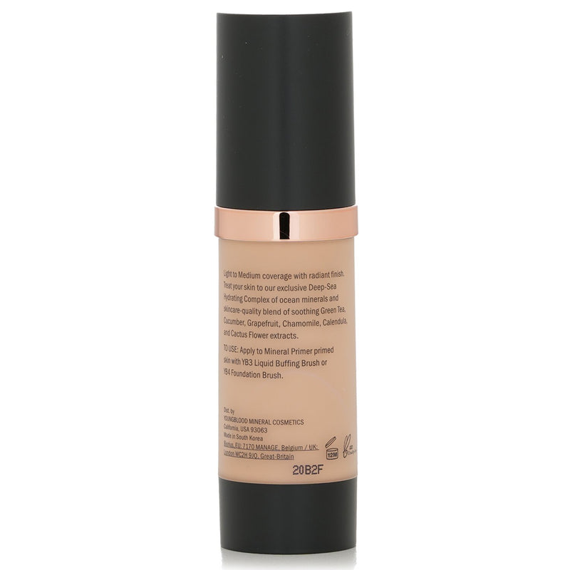 Youngblood Liquid Mineral Foundation - Pebble  30ml/1oz