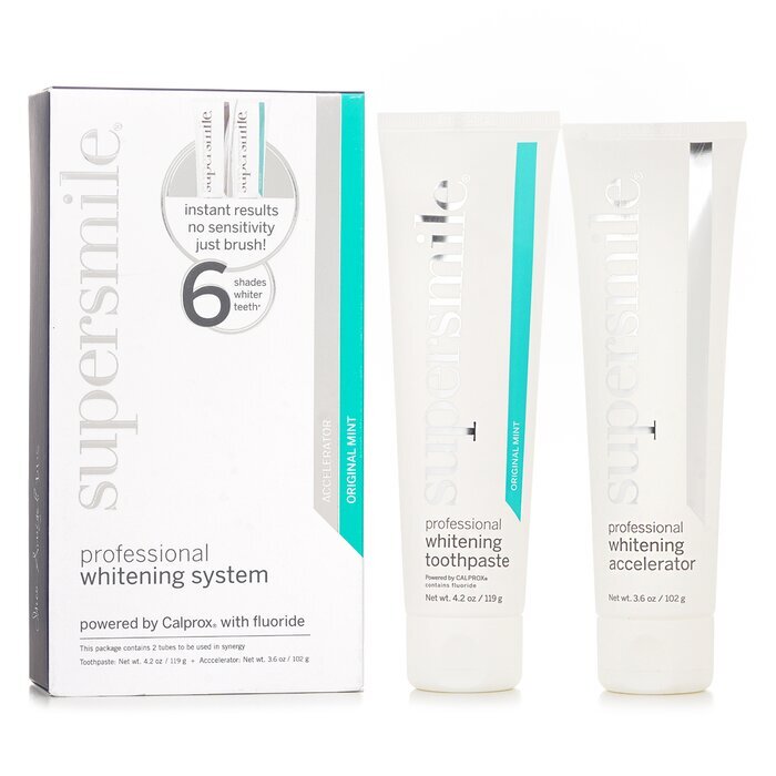 Supersmile Professional Whitening System: Toothpaste + Accelerator 102g/3.6oz 2pcs 119g/4.2oz