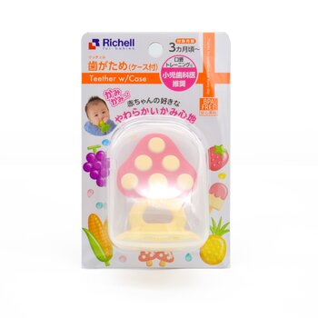 Richell  Richell Soft Mushroom Teether 3m+  Fixed Size