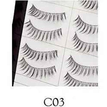 Gi & Gary Professional Eyelashes(10 pairs) - Charming Collection #C03  C3 Black - 3L