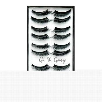 Gi & Gary Professional Eyelashes(10 pairs) - Dark Angel  J3 Black - Fixe