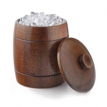 Final Touch Solid Wood Ice Bucket 1L  Fixed Size