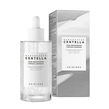 Skin1004 MADAGASCAR BRIGHTENING CAPSULE AMPOULE?100ml #Centella Asiatica Whitening Ampoules Essence 1pc?100ml  Fixed Size