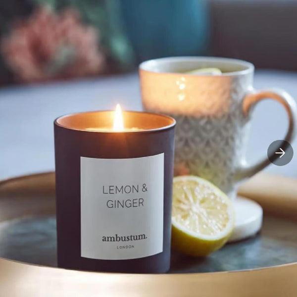 Ambustum Ambustum Lemon & Ginger Scented Candle  Fixed Size