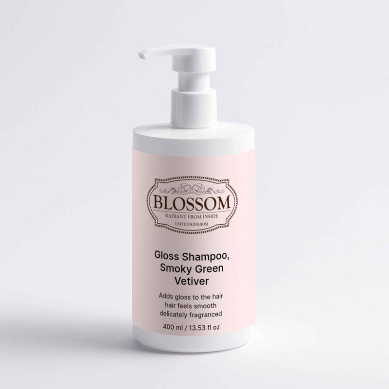 Blossom Blossom Gloss Shampoo, Smoky Green Vetiver, Designed from the UK  Fixed Size