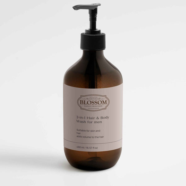 Blossom Blossom 2-in-1 Hair & Body Wash for men,  Designed from the UK  Fixed Size