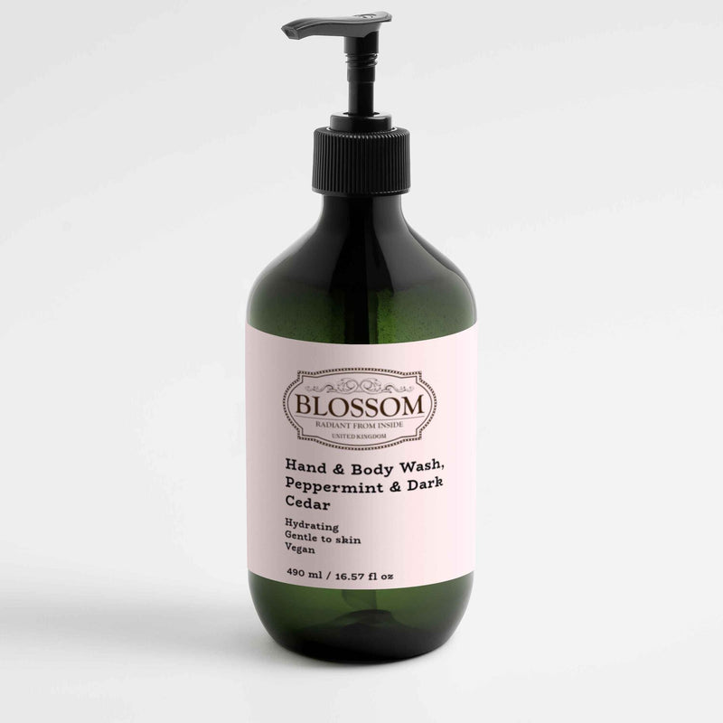 Blossom Blossom Hand & Body Wash, Peppermint & Dark Cedar  Fixed Size