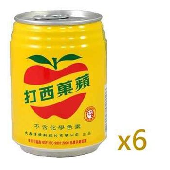 Oceanic Apple Sidra 250ml x 6cans  Fixed Size