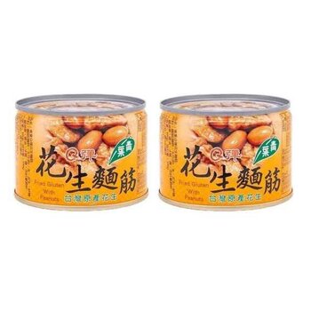 Qing Ye Fried Gluten with Peanut 170g 2pcs  Fixed Size