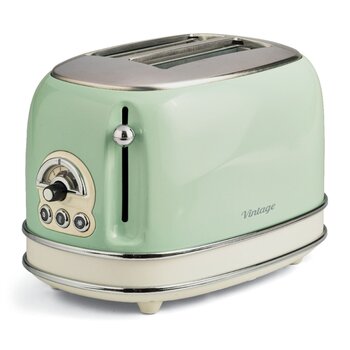 ARIETE Ariete - Vintage 2 Slice Toaster (Green) - 155/14 (Hong Kong plug with 220 Voltage)  Fixed Size