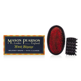 Mason Pearson Boar Bristle - Large Extra Military Pure Bistle Large Size Hair Bush (Dark Ruby)  1pc