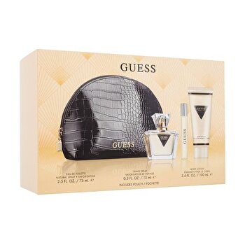 Guess Guess Seductive For Women - 4 Pc Gift Set Eau De Toilette Spray 0.5oz Eau De Toilette Spray 90ml/3.4oz Body Lotion Pouch 60ml/2.5oz