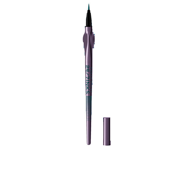 Urban Decay 24/7 Inks Liquid Eyeliner Pen Water-Resistant Smudge-Resistant Vegan Formula Precision Tip with Ergonomic Grip Deep End Deep Teal Shimmer