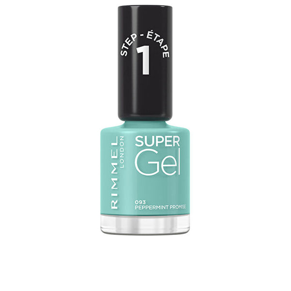 Rimmel London Super Gel Nail Polish #093-peppermint Promise 12ml