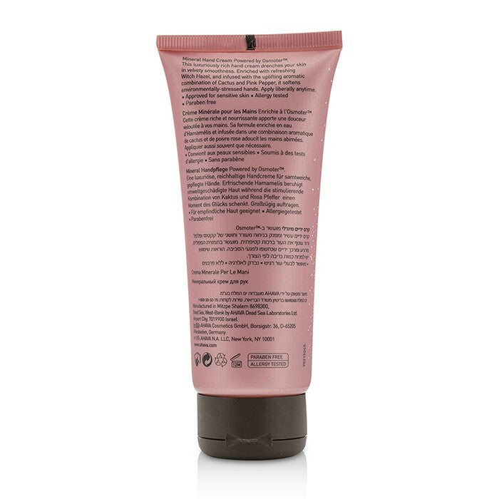 Ahava Deadsea Water Mineral Hand Cream - Cactus & Pink Pepper 100ml/3.4oz