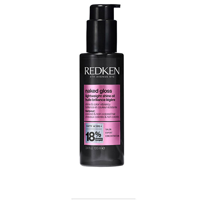 Redken Naked Gloss Ultra-light Oil With A Mirror-like Shine And Thermal Protection 100ml