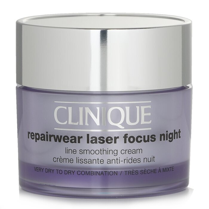 Clinique Repairwear Laser Focus Night Line Smoothing Cream - Very Dry To Dry Combination 50ml/1.7oz