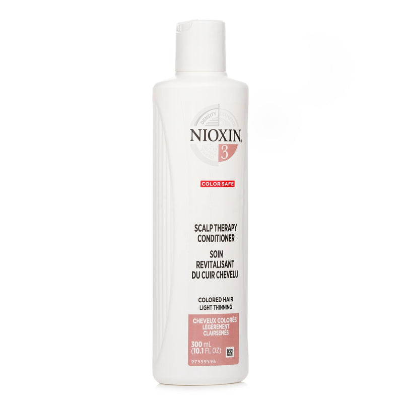Nioxin Density System 3 Scalp Therapy Conditioner (Colored Hair, Light Thinning, Color Safe) (Random Packaging)  300ml/10.1oz