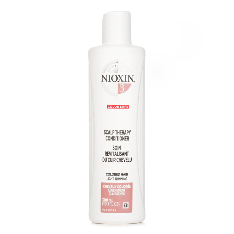Nioxin Density System 3 Scalp Therapy Conditioner (Colored Hair, Light Thinning, Color Safe) (Random Packaging)  300ml/10.1oz