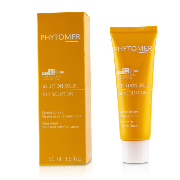 Phytomer Sun Solution Sunscreen SPF 30 (For Face and Sensitive Areas)  50ml/1.6oz
