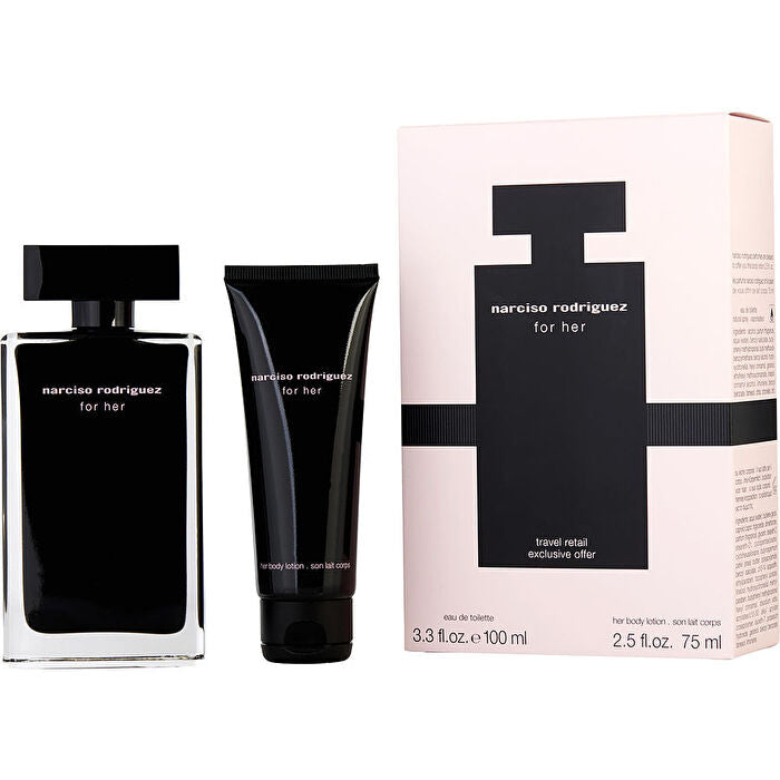 Narciso Rodriguez Eau De Toilette Spray & Body Lotion 60ml/2.5oz (travel Offer) 90ml/3.3oz