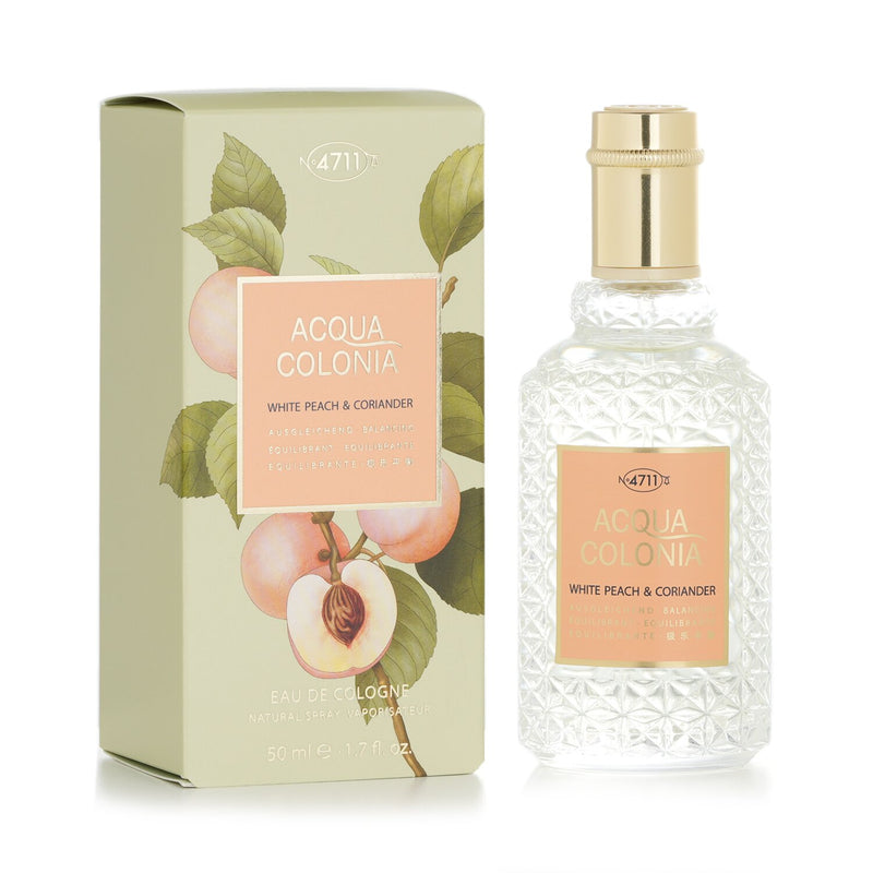 4711 Acqua Colonia White Peach & Coriander Eau De Cologne Spray  50ml/1.7oz