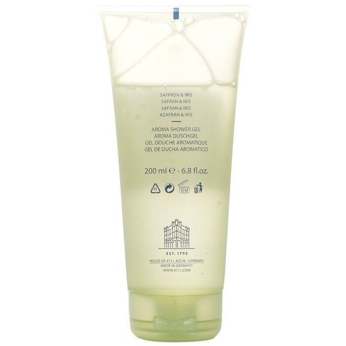 4711 Acqua Colonia Saffron & Iris Aroma Shower Gel 200ml/6.8oz